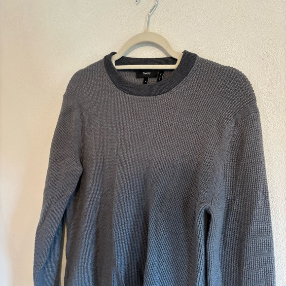 Theory Maden Novo Merino Wool Blend Crewneck Sweater - Picture 5 of 8